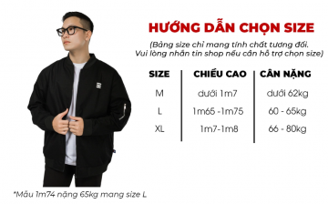 Hướng dẫn cách chọn size áo khoác nam vừa vặn chuẩn xác
