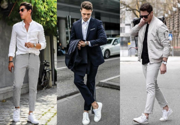 Phối đồ với quần kaki xám nam chuẩn phong cách, hợp thời trang