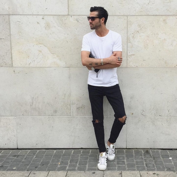 Áo thun nam mặc với quần gì là tự tin nhất | FATODA Blog