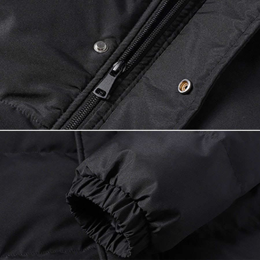 Áo khoác phao hoodies trẻ cao cấp - Ảnh 5