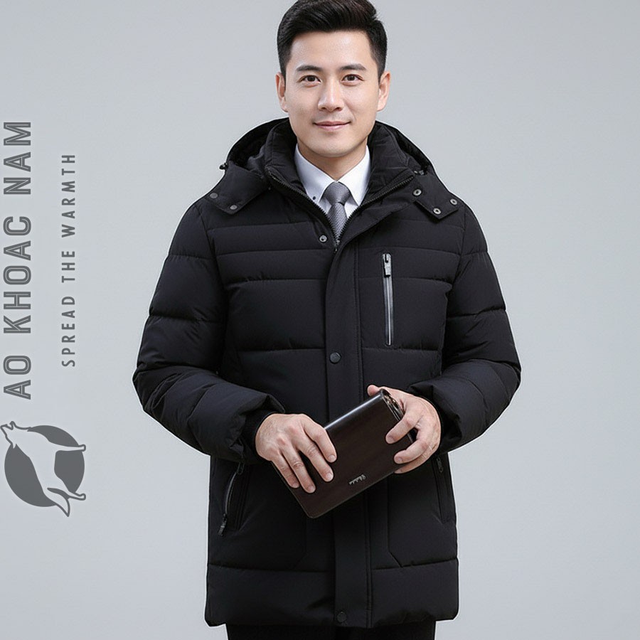 Áo khoác phao nam lót lông - Ảnh đại diện