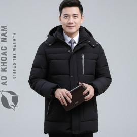 Áo khoác phao nam lót lông