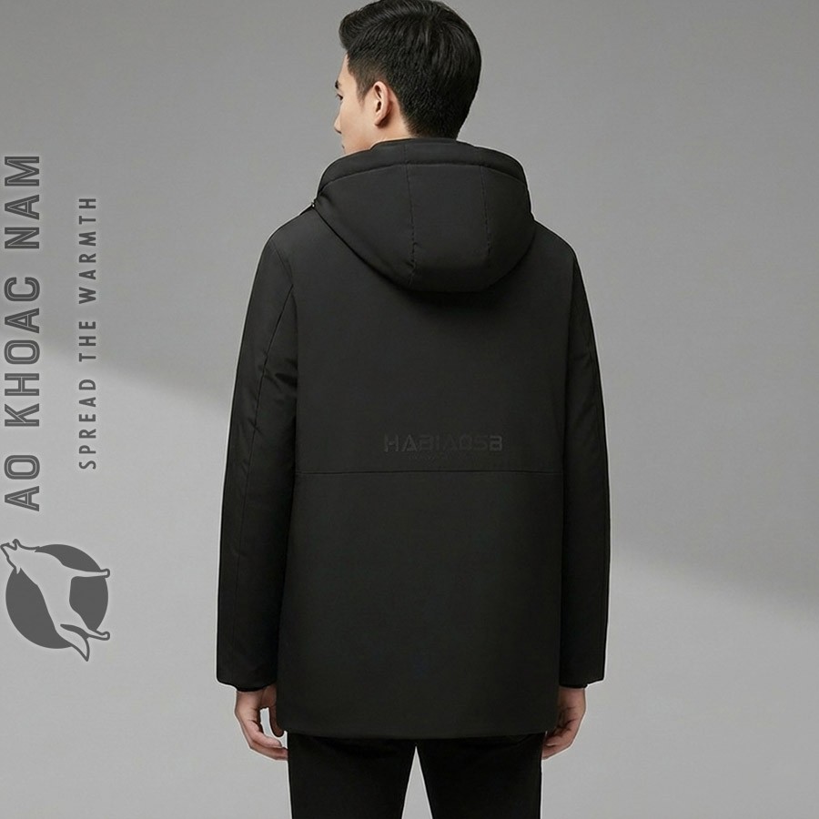 Áo khoác nam lót lông cao cấp mới - Ảnh 1