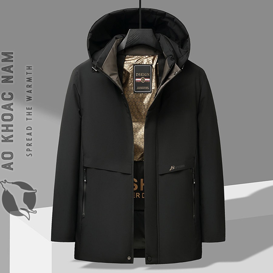 Áo khoác nam lót lông cao cấp mới - Ảnh 2