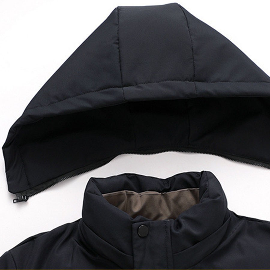 Áo khoác nam lót lông cao cấp mới - Ảnh 5