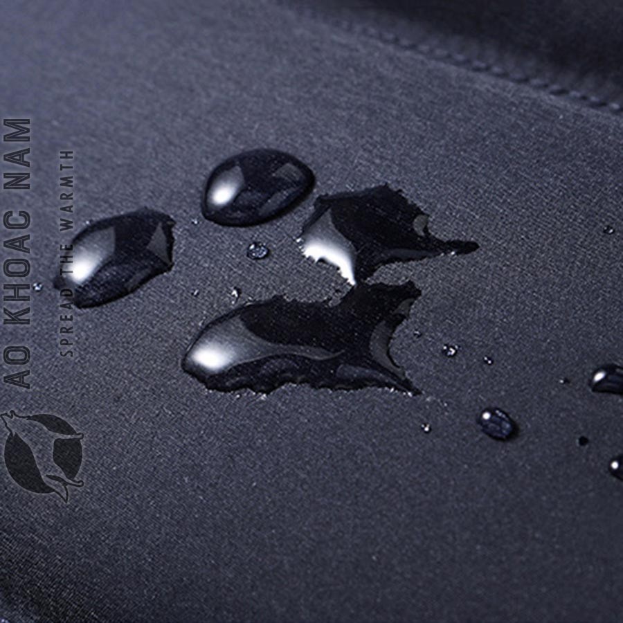 Áo phao xanh đen lót lông hàng hiệu - Ảnh 5