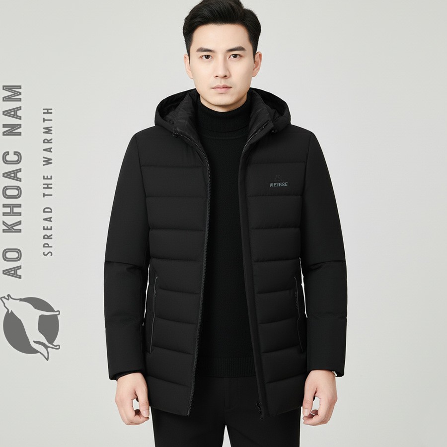 Áo khoác phao nhẹ nam tính - Ảnh 0