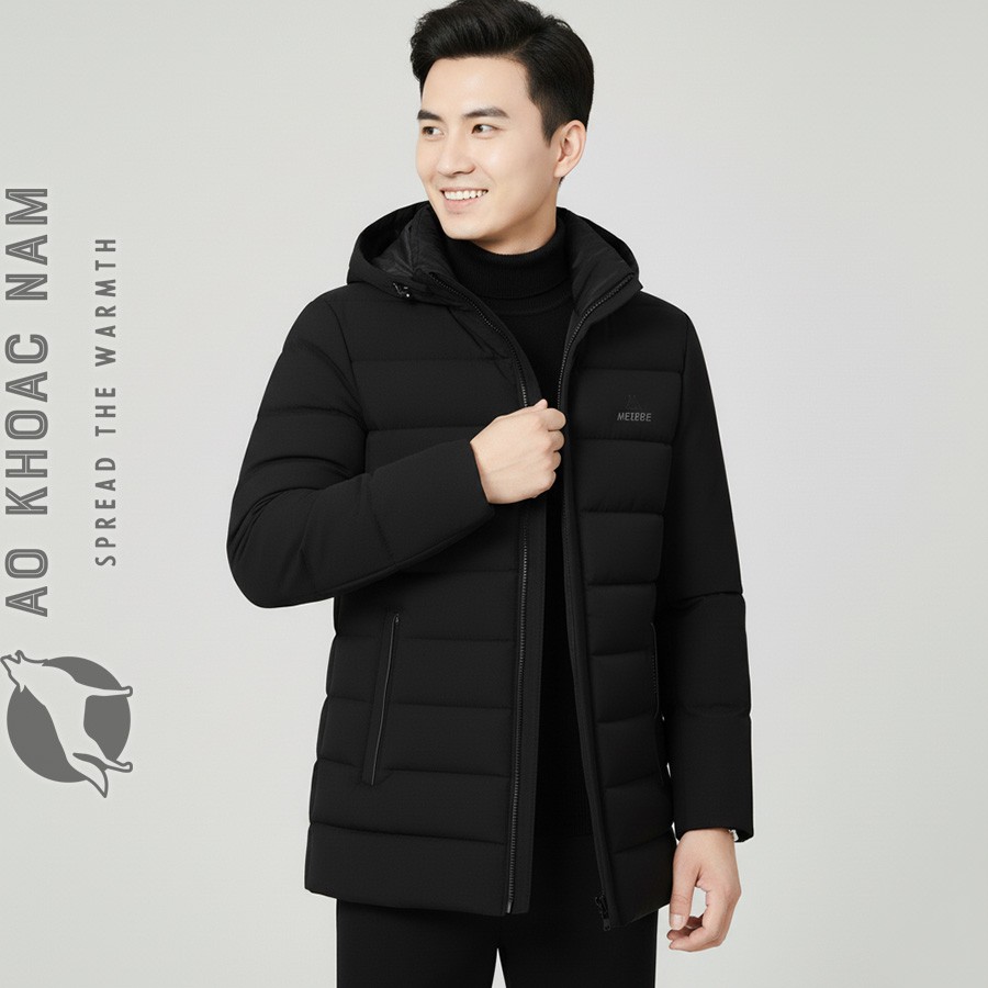 Áo khoác phao nhẹ nam tính - Ảnh 1