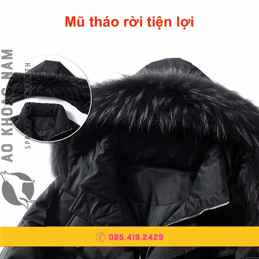 Áo khoác phao lông vũ đại hàn - Ảnh 3