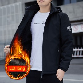 Áo khoác gió lót lông nam cao cấp